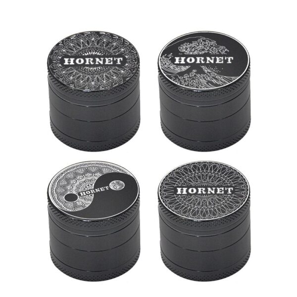 Zinc Alloy Black 4 Layer Weed/Herb Grinder For Sale | Free NZ Shipping