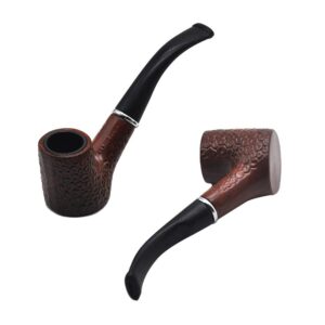Flat Wooden Sherlock Pipe | Tobacco Pipes For Sale | Free NZ Shipping