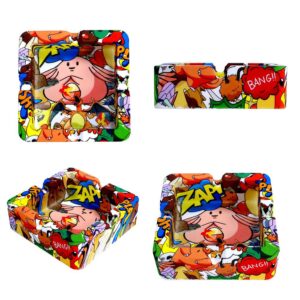 Creative Painting Silicone Cigarette Ashtray For Sale | Free NZ Shipping