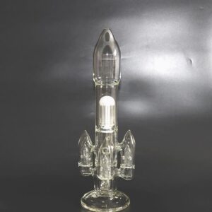 11" Rocket Tree Perc Glass Bong | Water Pipes For Sale | Free NZ Shipping