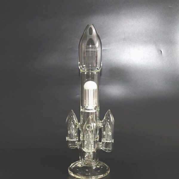 11" Rocket Tree Perc Glass Bong | Water Pipes For Sale | Free NZ Shipping