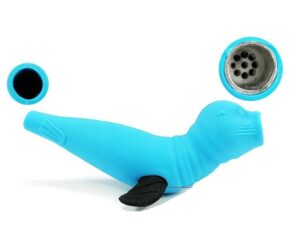 Sea Lion Silicone Pot Pipe | Smoking Pipes For Sale | Free NZ Shipping