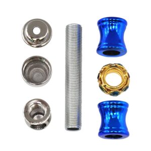 Colored Enamel Inlaid Metal Pipe | Pot Pipes For Sale | Free NZ Shipping