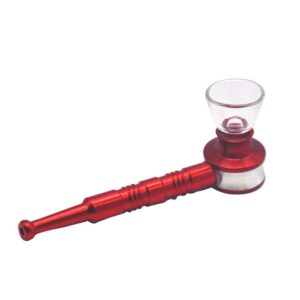 Thread Metal Pipe Glass Weed Bowl | Pipes For Sale | Free NZ Shipping