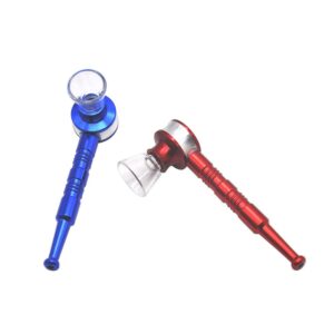 Thread Metal Pipe Glass Weed Bowl | Pipes For Sale | Free NZ Shipping