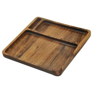 Walnut Wooden Large Smoke Rolling Tray For Sale | Free NZ Shipping