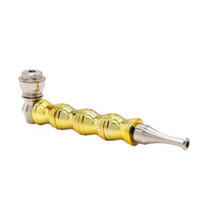 Bamboo Grip Metal Weed Pipe | Pot Pipes For Sale | Free NZ Shipping