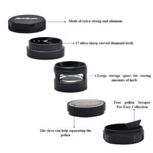 Window Aluminum Alloy Weed Grinder 4 Layer For Sale | Free NZ Shipping