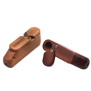 Two-layer Rotary Wood Pipe | Weed Bowls For Sale | Free NZ Shipping