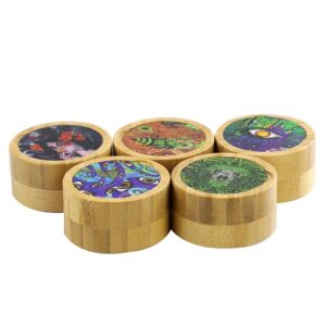 Wooden 2 Layer Weed Grinder/Herb Grinders For Sale | Free NZ Shipping