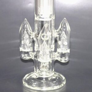 11" Rocket Tree Perc Glass Bong | Water Pipes For Sale | Free NZ Shipping