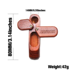 Two-layer Rotary Wood Pipe | Weed Bowls For Sale | Free NZ Shipping