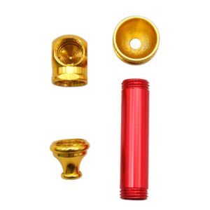 Mini Golden Metal Pot Pipe | Smoking Pipes For Sale | Free NZ Shipping