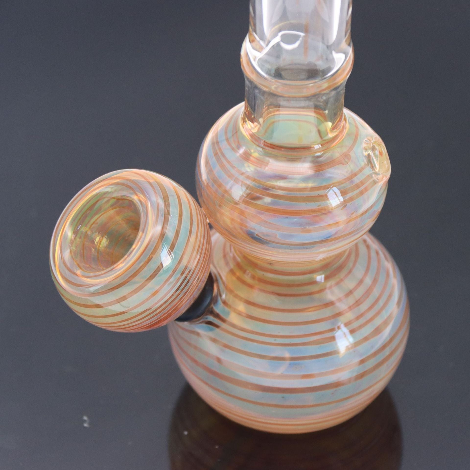 jpg_a6742beb-1aae-4ede-b281-e949364ebcf0 7" Fumed Glass Bubble Base Bong/Water Pipes For Sale | Free NZ Shipping