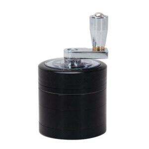 Zinc Alloy 4 Layer Crank Herb Grinder For Sale | Free NZ Shipping