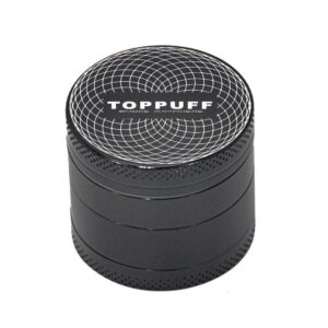 Zinc Alloy Black 4 Layer Weed/Herb Grinder For Sale | Free NZ Shipping