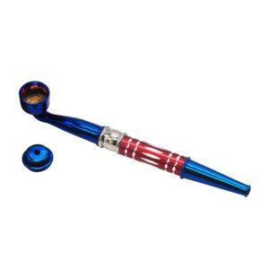 Dazzle Color Metal Pipe w/ Cap | Weed Pipes For Sale | Free NZ Shipping