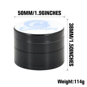 Cookies Zinc Alloy 4 Layer Herb Grinder For Sale | Free NZ Shipping