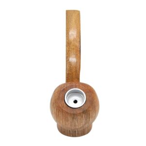 Curved Handle Wooden Weed Pipe/Pot Pipes For Sale | Free NZ Shipping