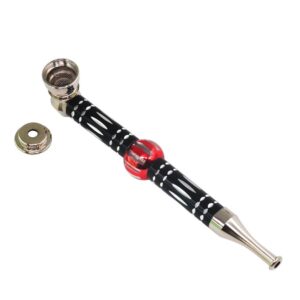 Detachable Stripe Metal Pipe | Weed Pipes For Sale | Free NZ Shipping