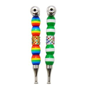 Multi-color Ball Metal Pipe Cap/Pot Pipes For Sale | Free NZ Shipping