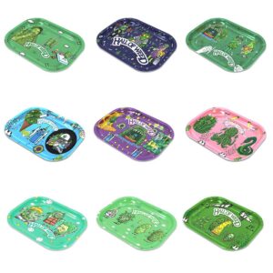 Multi Pattern Portable Tinplate Rolling Tray For Sale | Free NZ Shipping
