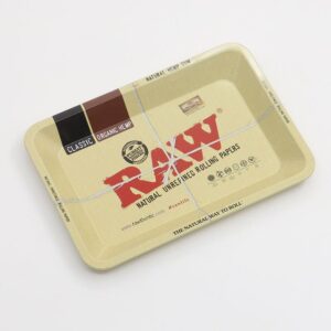 RAW Hand Rolled Cigarette Metal Rolling Tray For Sale | Free NZ Shipping