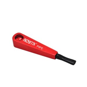 Straight Metal One Hitter Pipe | Chillums For Sale | Free NZ Shipping
