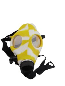 Two Tone Silicone Gas Mask Bong with Acrylic Skull Bong/Free NZ Shipping