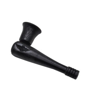 Black Engraving Wooden Pipe | Weed Pipes For Sale | Free NZ Shipping