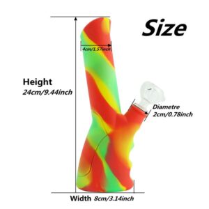 9" Silicone Camouflage Dab Rig | Wax Rigs For Sale | Free NZ Shipping