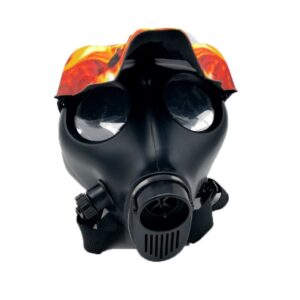 Skull Silicone Gas Mask Bong with Acrylic Water Pipe | Free NZ Shipping