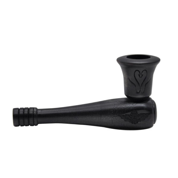 Black Engraving Wooden Pipe | Weed Pipes For Sale | Free NZ Shipping