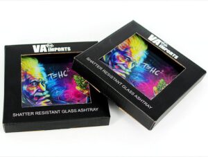 Glass Rectangular Cigarette Rolling Tray For Sale | Free NZ Shipping