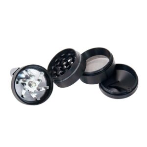 Zinc Alloy 4 Layer Crank Herb Grinder For Sale | Free NZ Shipping