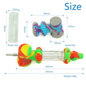 Silicone Nectar Collector Pipe For Weed/Concentrate | Free NZ Shipping