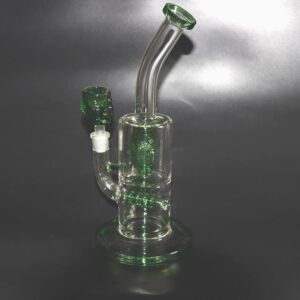 11" Green Inline Percolator Glass Bong/Bongs For Sale | Free NZ Shipping