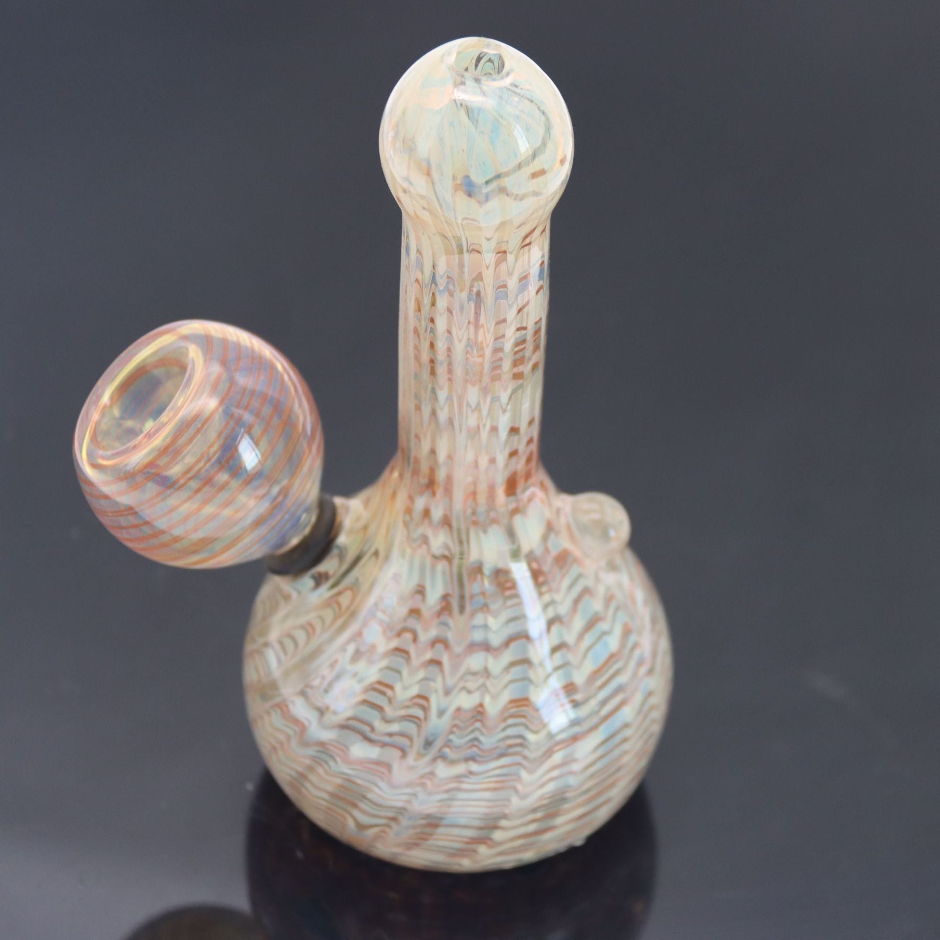 jpg_d1ab9fae-b923-4549-928d-8534d82802c2 6" Fumed Glass Mini Weed Bong | Water Pipes For Sale | Free NZ Shipping