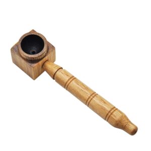 Square Smoking Wooden Pipe | Pot Pipes For Sale | Free NZ Shipping