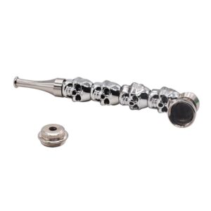 Portable Skull Metal Tobacco Pipe | Pot Pipes For Sale | Free NZ Shipping
