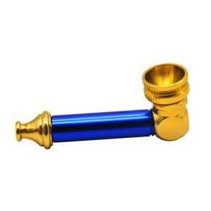 Mini Golden Metal Pot Pipe | Smoking Pipes For Sale | Free NZ Shipping