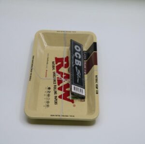 RAW Hand Rolled Cigarette Metal Rolling Tray For Sale | Free NZ Shipping