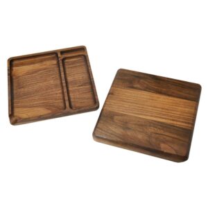 Walnut Wooden Large Smoke Rolling Tray For Sale | Free NZ Shipping
