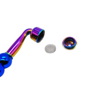 Colored Metal Pot Pipe w/ Cap | Weed Pipes For Sale | Free NZ Shipping