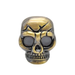 Skull Shape 2 Layer Metal Weed/Herb Grinder For Sale | Free NZ Shipping