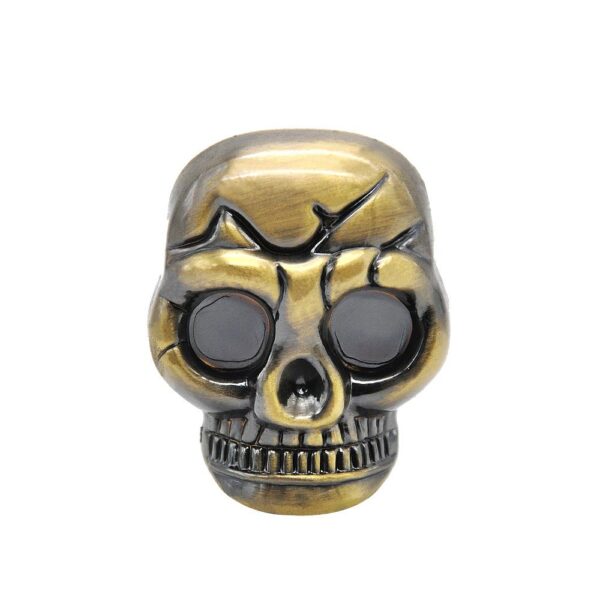Skull Shape 2 Layer Metal Weed/Herb Grinder For Sale | Free NZ Shipping