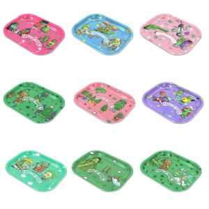 Multi Pattern Portable Tinplate Rolling Tray For Sale | Free NZ Shipping