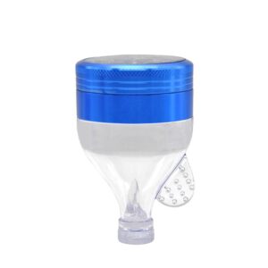 Funnel Aluminum Alloy Herb Grinder 2 Layer For Sale | Free NZ Shipping