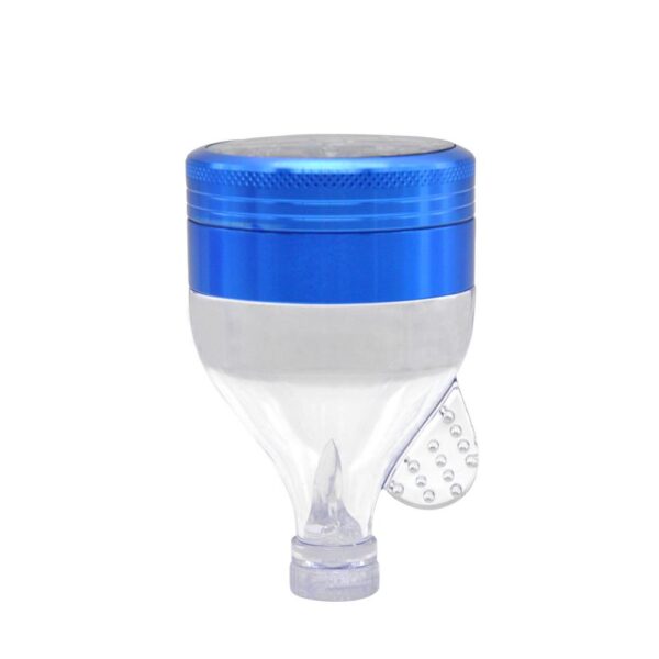 Funnel Aluminum Alloy Herb Grinder 2 Layer For Sale | Free NZ Shipping