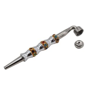 Bamboo Stem Metal Pot Pipe | Smoking Pipes For Sale | Free NZ Shipping